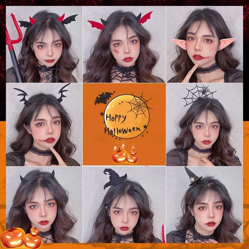 Băng Đô Tai Yêu Tinh Vui Nhộn Hóa Trang Halloween Phong Cách Hàn Quốc Và Nhật Bản Mới Dành Cho Bạn Nữ