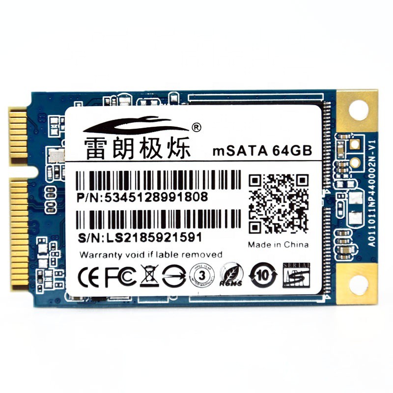 SSD MSATA 64GB, HÀNG THÁO MÁY. CHUẨN MSATA