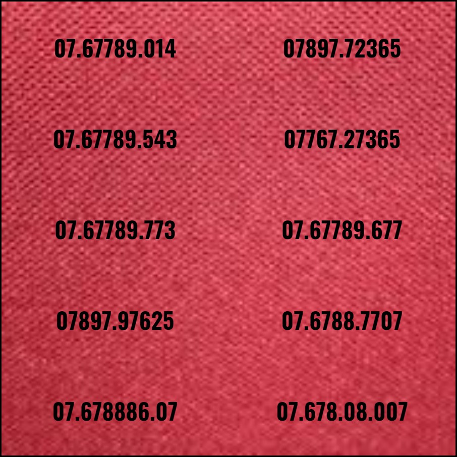 Sim đẹp phong thủy