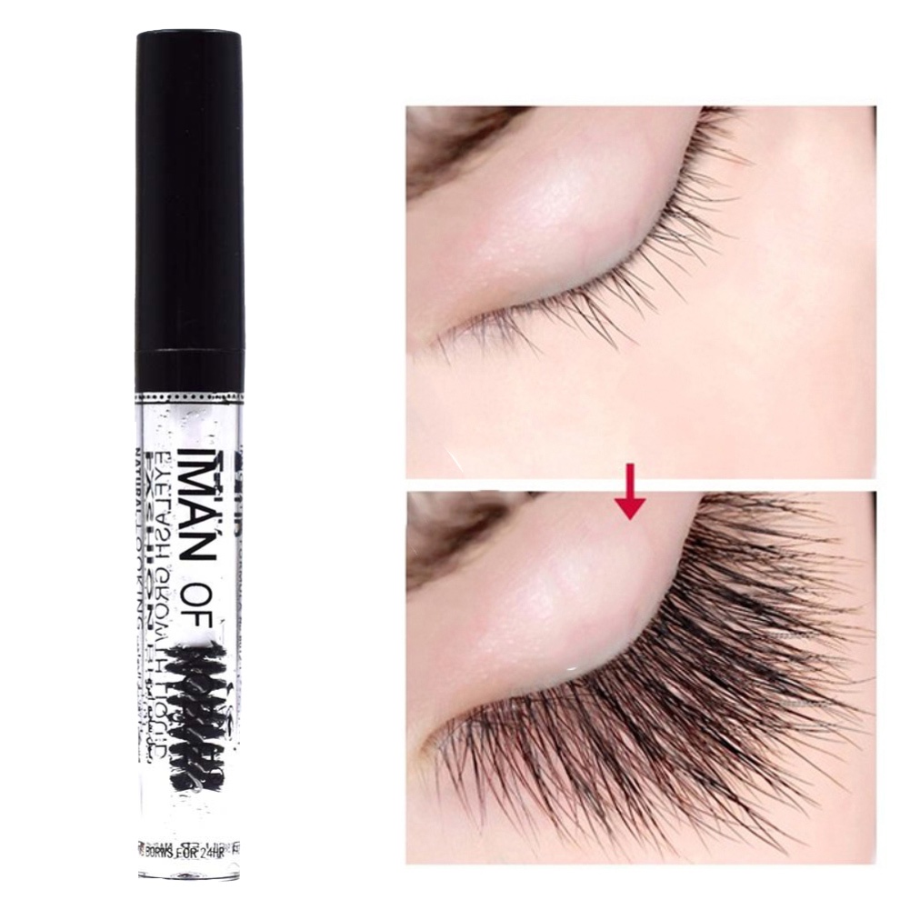 Aubess Iman Of Noble Eyebrows Eyelash Growth Liquid Black Tube Trong Suốt Không Màu Sơn Lót Tạo Kiểu Cung Cấp Các Chất Dinh Dưỡng Cần Thiết Hữu Ích