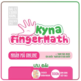 - Voucher mã học Toán Kyna Finger Math cho bé 3-8 tuổi