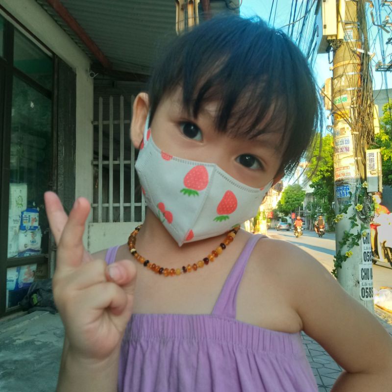 Khẩu trang 5D TRẺ EM NHẬT MINH  Ngăn ngừa bui, vi khuẩn, các bệnh lây truyền qua đường hô hấp