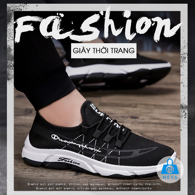 (NEW) Giày Sneaker Nam Vải Lưới Thoáng Khí Năng Động NEVA2566 | BigBuy360 - bigbuy360.vn