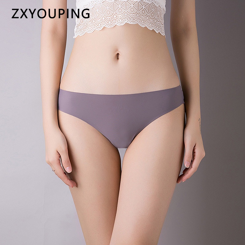 Bộ 3 Quần Lót Dây Không Đường May Mềm Mại Thoải Mái Cho Nữ Cỡ M-XXL ZXYOUPING