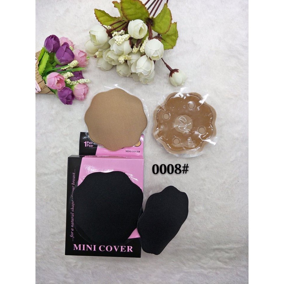 Lẻ 2 miếng dán ti silicon bọc vải