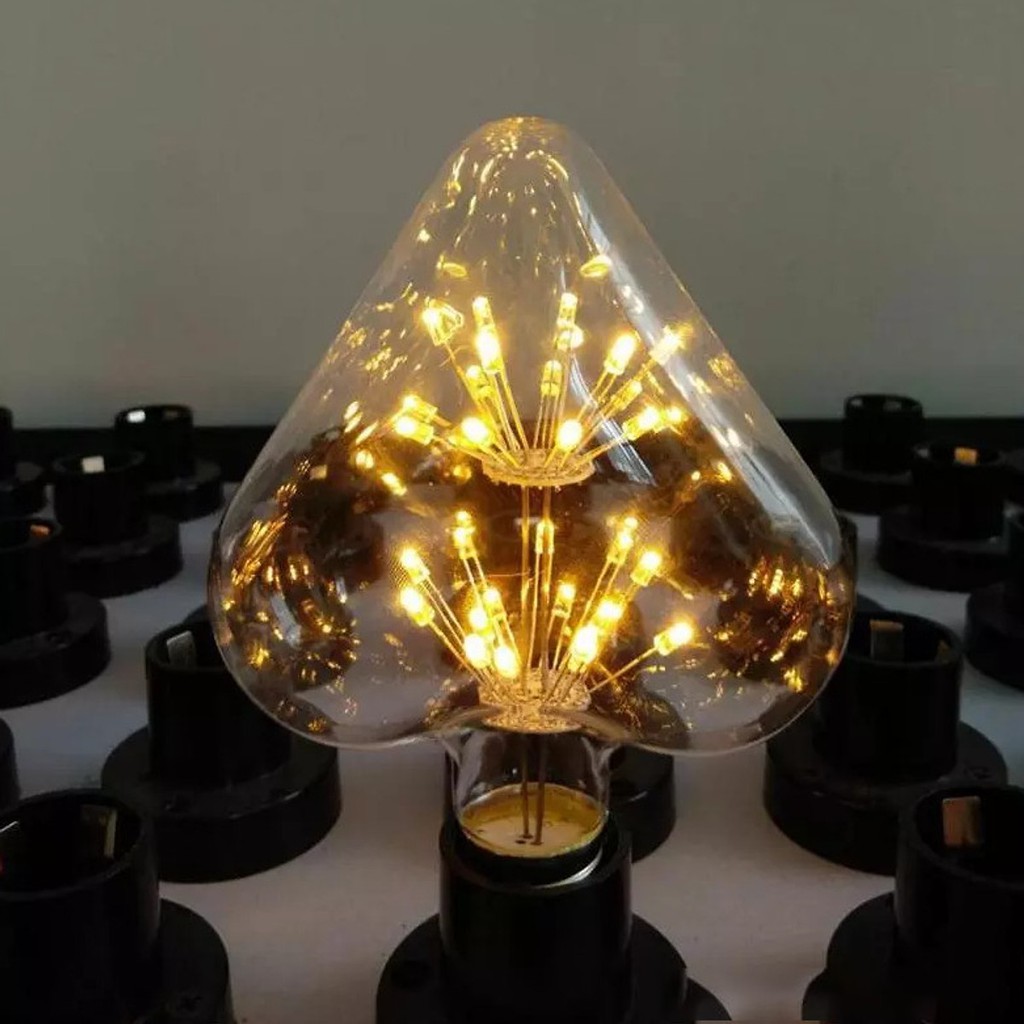 Đèn led bulb decor trang trí hình trái tim GIVASOLAR GV-FB-HEART