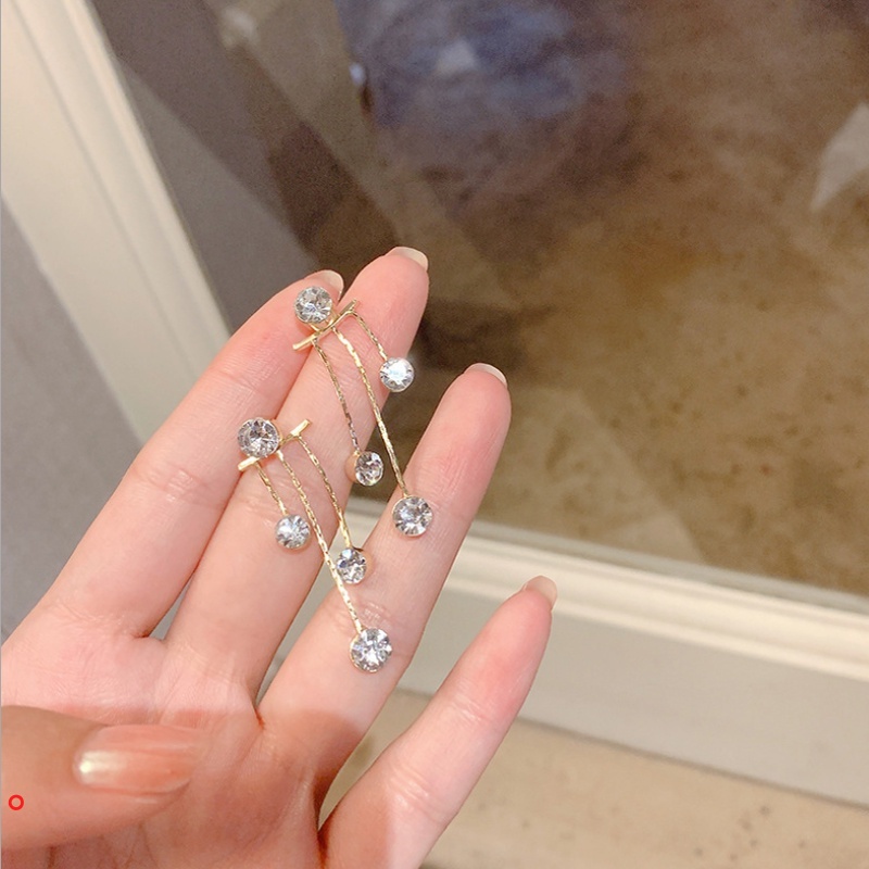 Bông tai tua rua đính ngọc trai giả thời trang cho nữ