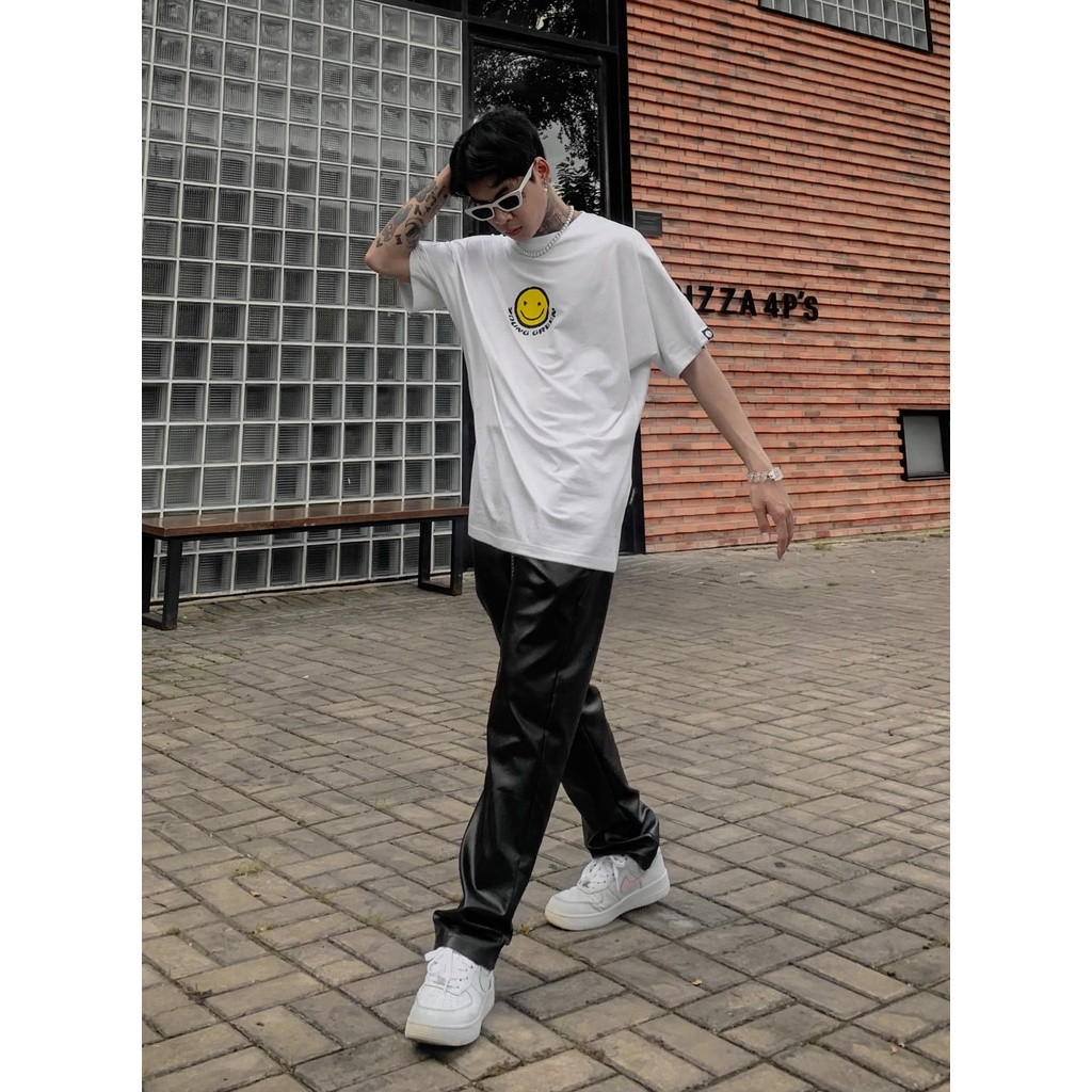 Áo Thun FACE TEE OVERSIZED - YOUNG GREEN