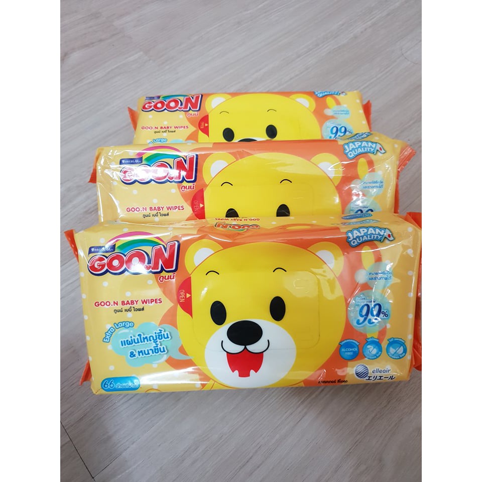 Khăn ướt bản to Goon 66 miếng