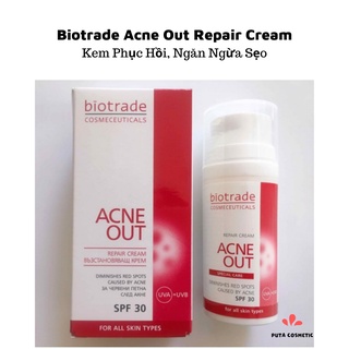 kem dưỡng ẩm phục hồi da Biotrade Acne Out Repair Cream 30ml