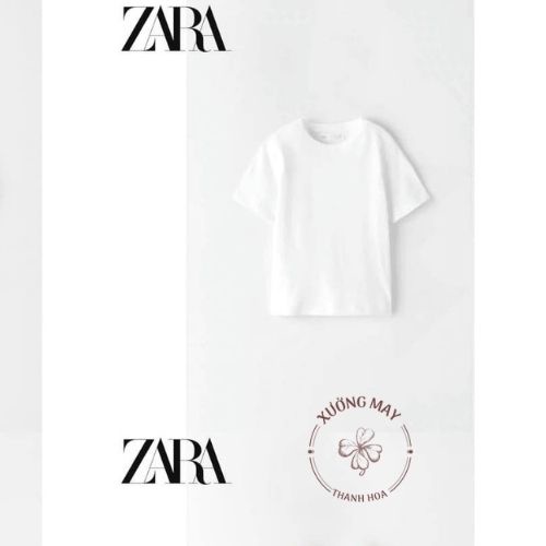 Áo zara thun cộc tay chất liệu cotton cao cấp thoáng mát