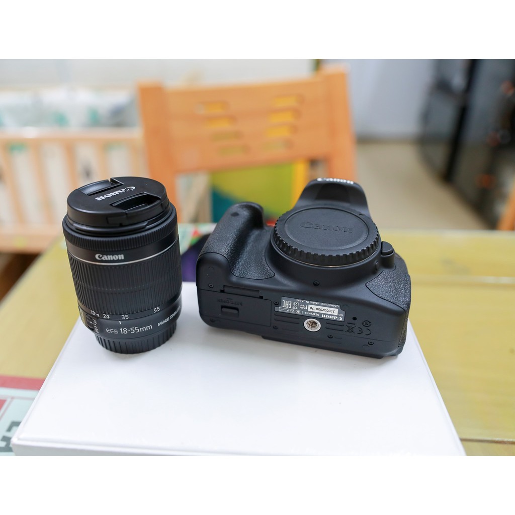 Combo Canon EOS 700D kèm len kit EF-S 18 55 IS STM thế hệ mới.