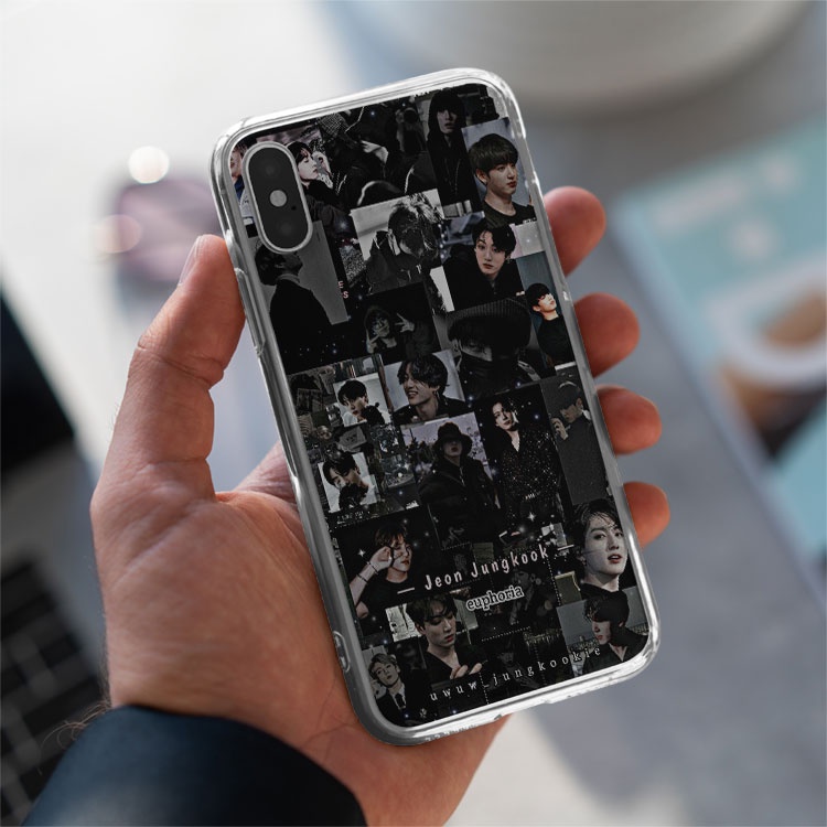 Ốp lưng iphone collage Jeon Jungkook Euphoria COLD and DARK  PAP20210033