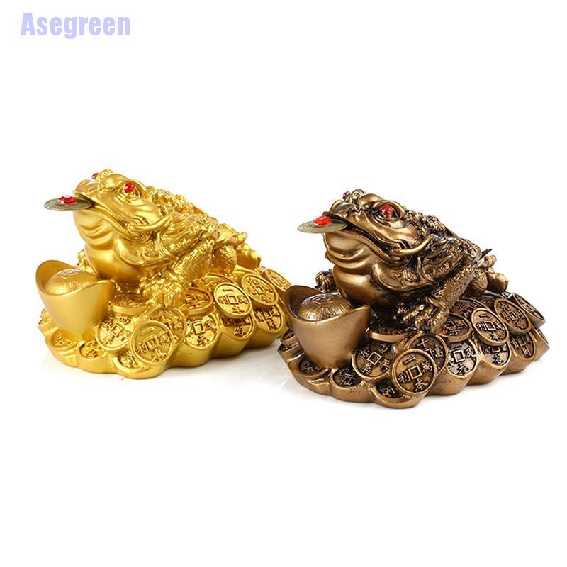 Phụ kiện mô hình trang trí hình con cóc may mắn phong cách Trung Hoa
