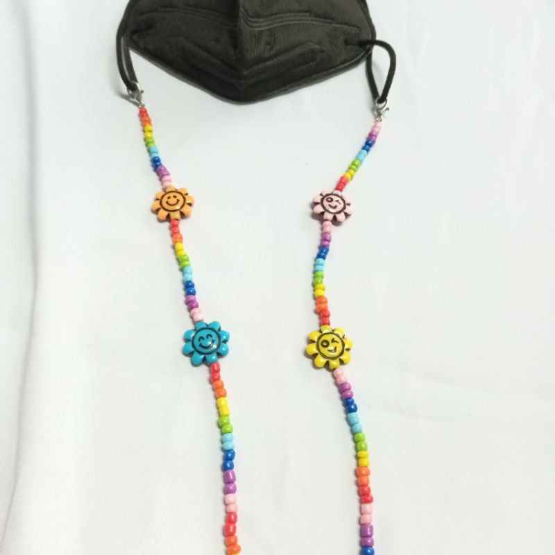 Dây đeo khẩu trang chống rớt cho bé mic ông mặt trời cưòi đáng iu