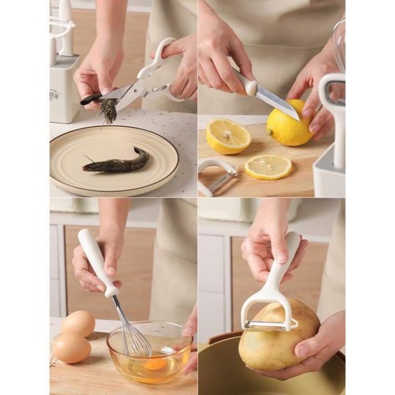 Bộ đồ dùng nhà bếp đồ gia dụng thông minh 6 món đa năng tiện dung