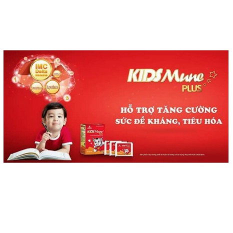 Kidsmune Plus - Dành cho trẻ biếng ăn, kém hấp thu