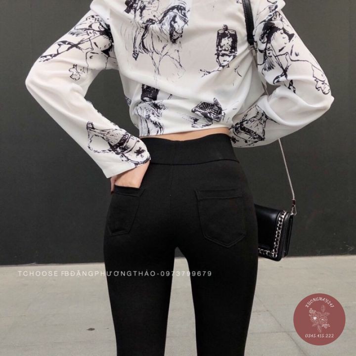 [Hot trend] Quần Legging Guc Kèm Hộp Hàng Loại 1 Mặc Siêu Tôn Dáng