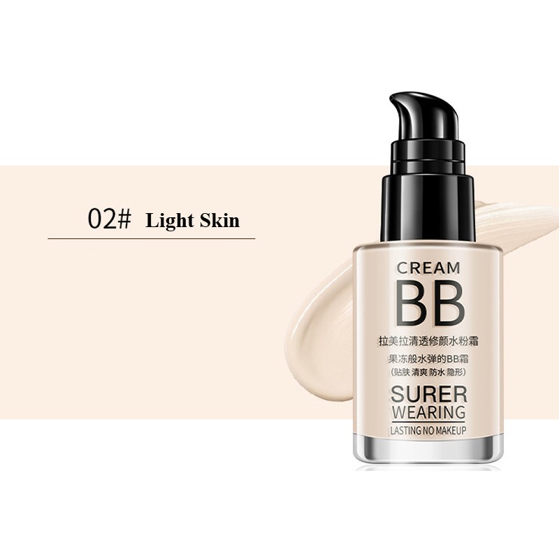 Liquid Moisturizing Facial Concealer BB Cream Foundation Cream