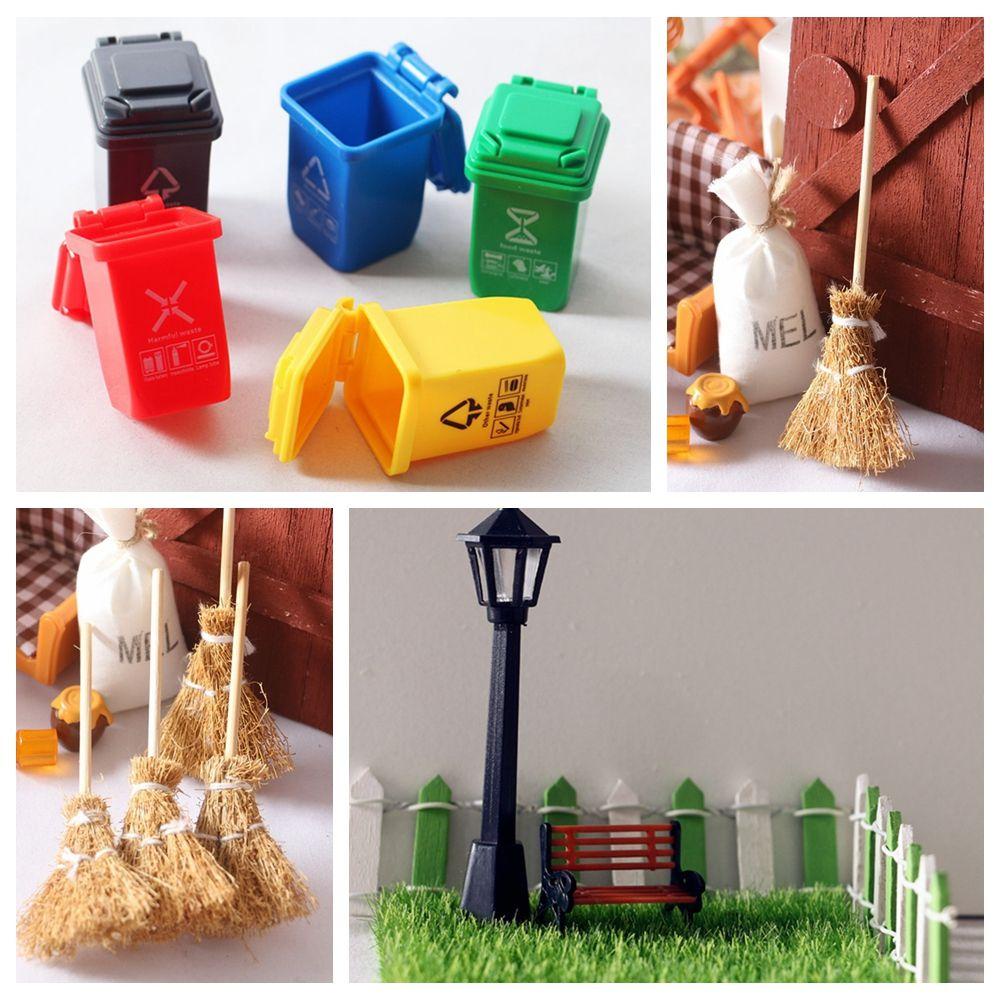 Thùng Rác Mini Trang Trí Nhà Búp Bê