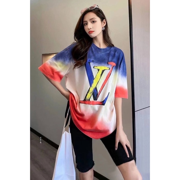Áo Thun Cổ Tròn L.V Hàng Xuất Xịn, Chất Thun Mềm Mịn, Thoáng Mát.