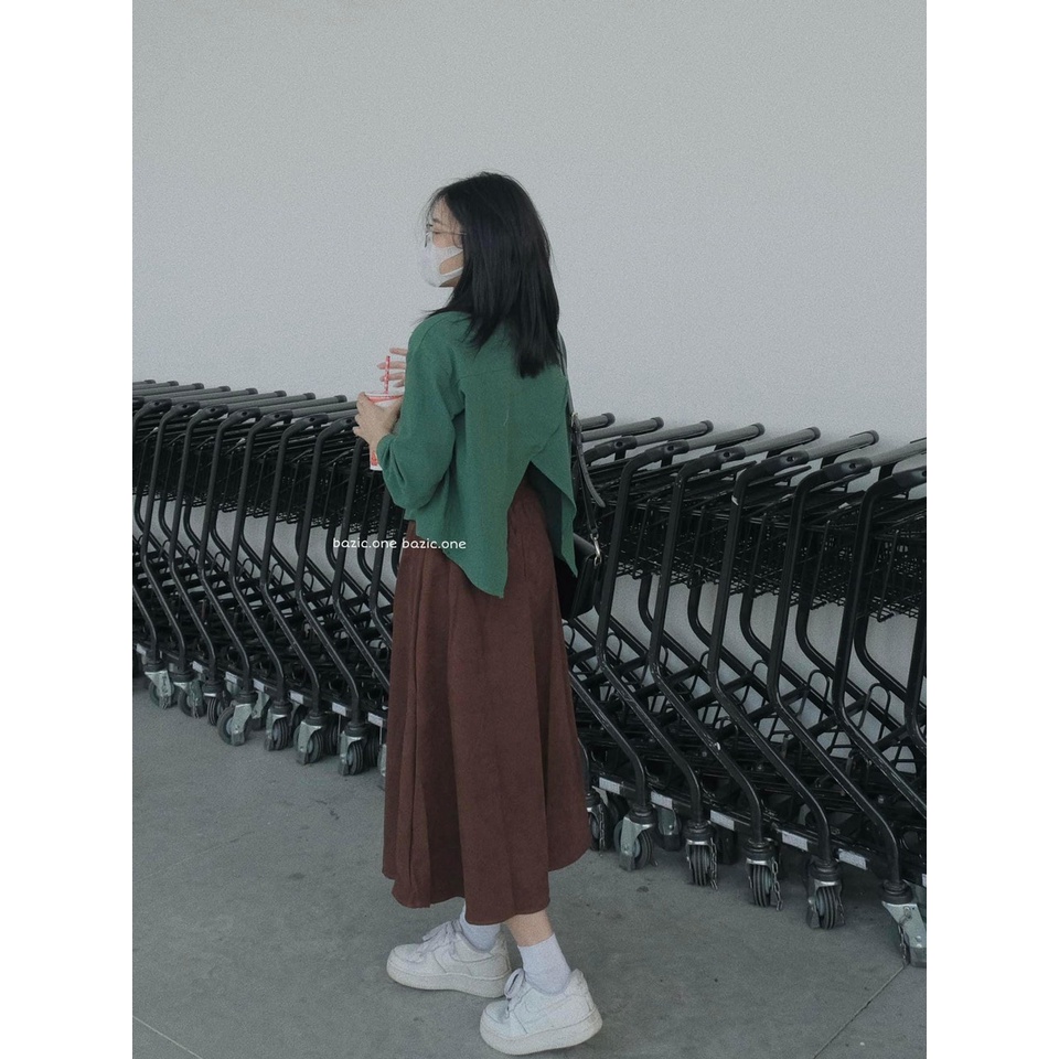 [SMDN] Sơmi Dáng Crop Xẻ Lưng Phong Cách Cá Tính, Sơmi Dài Tay Cách ĐIệu Xẻ Sau 29August | BigBuy360 - bigbuy360.vn