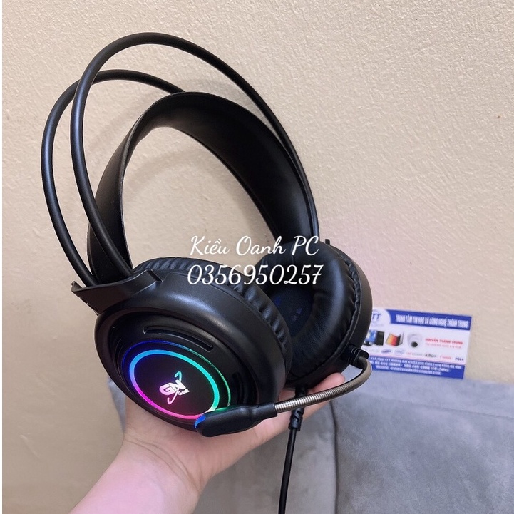 Tai nghe gaming Dareu EH469 QUEEN RGB (Pink) - Kèm tai mèo