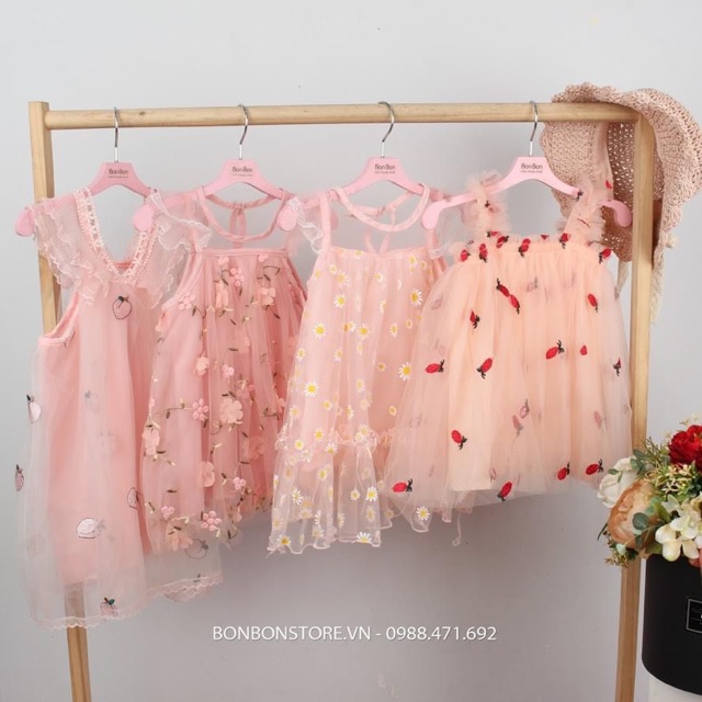 Combo đầm cao cấp cho bé gái