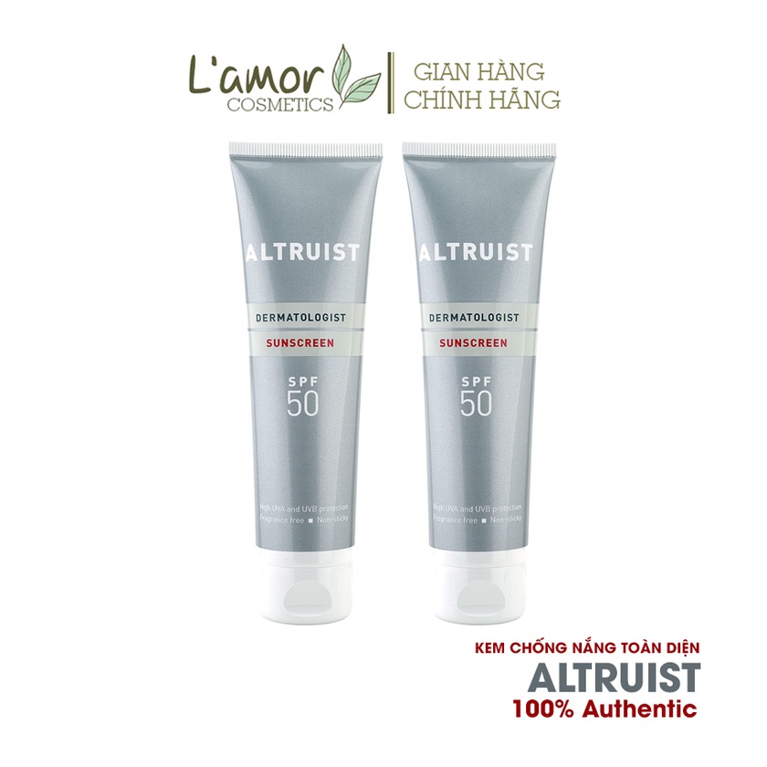 [ HÀNG UK] Kem chống nắng Altruist Dermatologist Sunscreen SPF 50 100ml