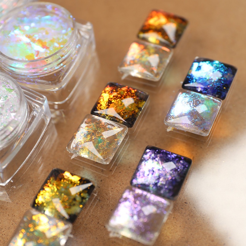 Hộp kim tuyến lấp lánh UR SUGAR dùng trang trí móng tay nghệ thuật sành điệu