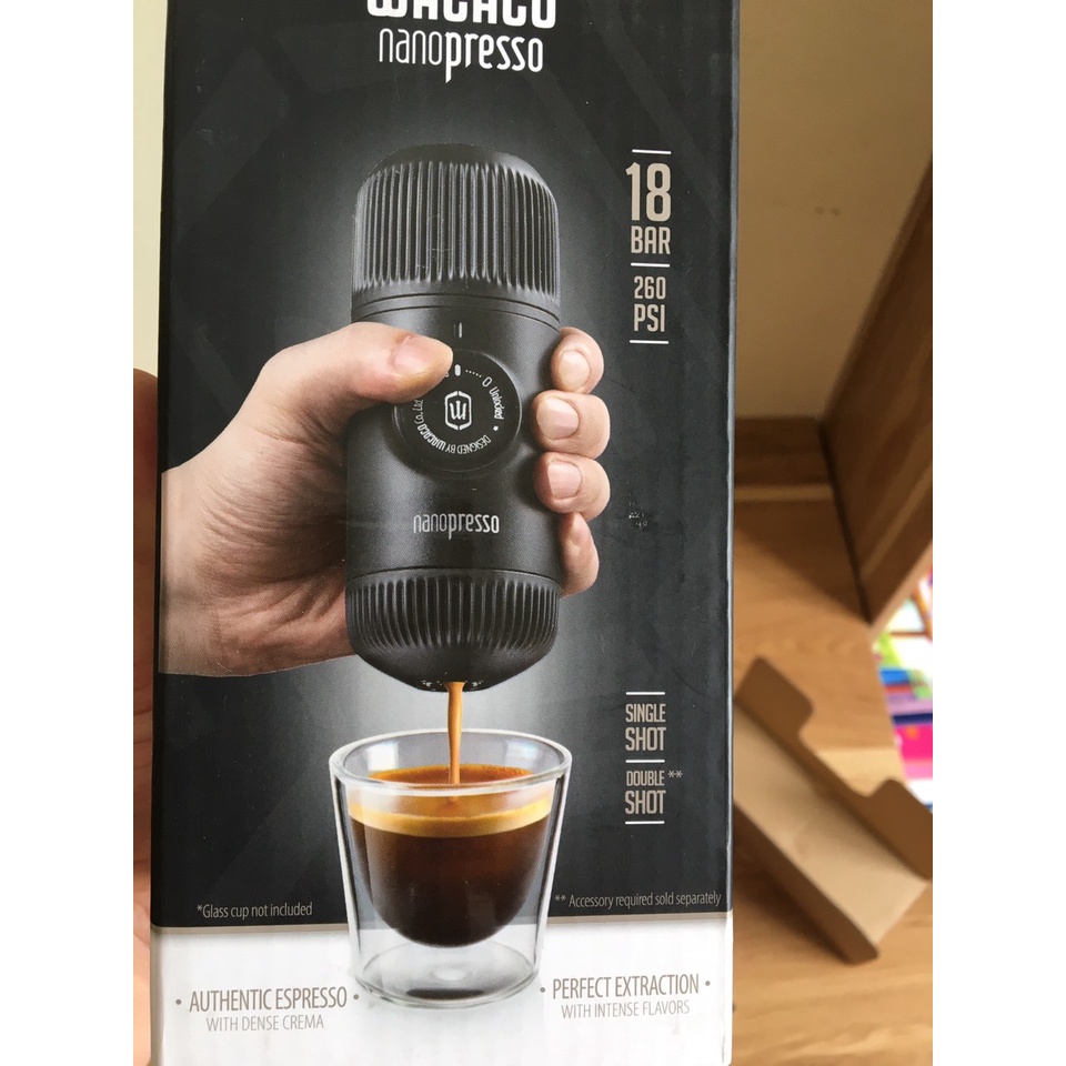 Máy pha cà phê Espresso thủ công cầm tay nhỏ nhất thế giới Wacaco NanoPresso