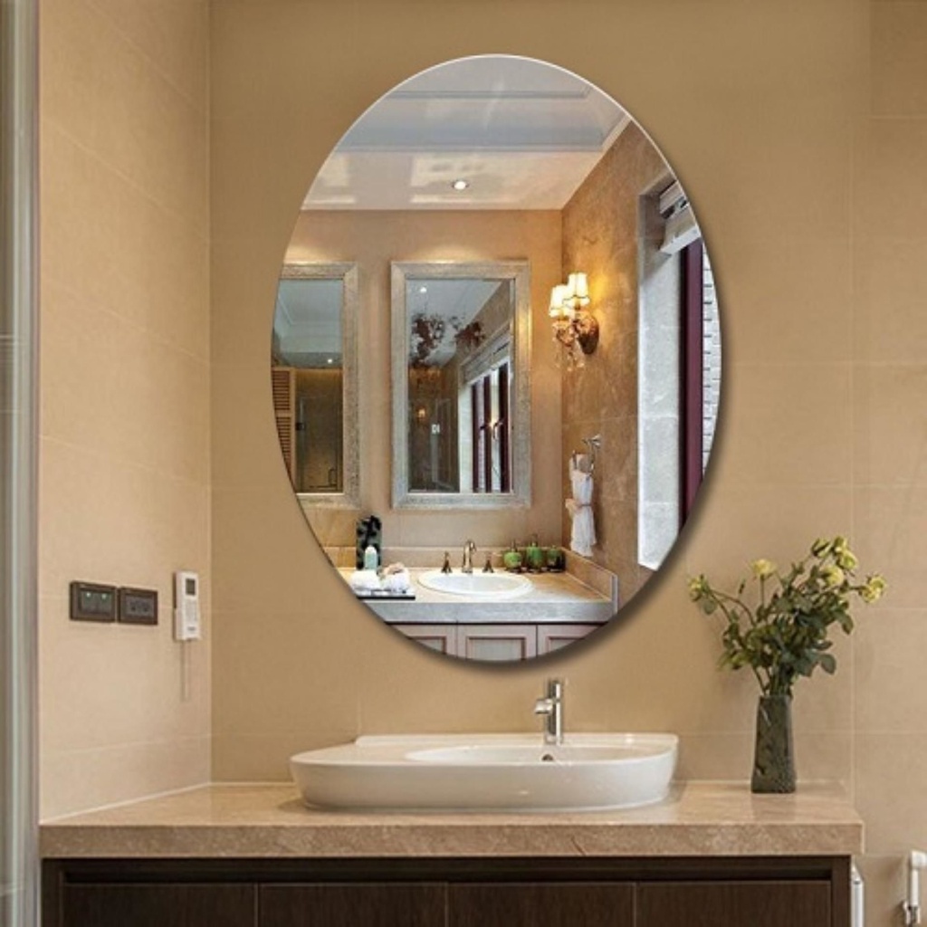 Gương soi treo tường nhà tắm đa dạng kích thước