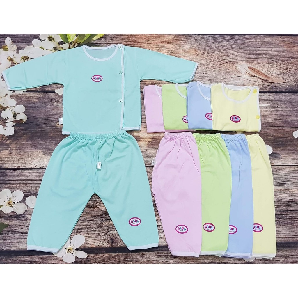 set 1 bộ baby born , vải cotton hàng loại 1