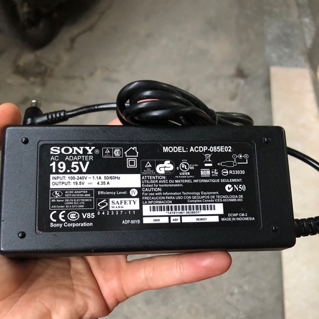 Cục nguồn tivi sony 19.5V 4.35A bản gốc