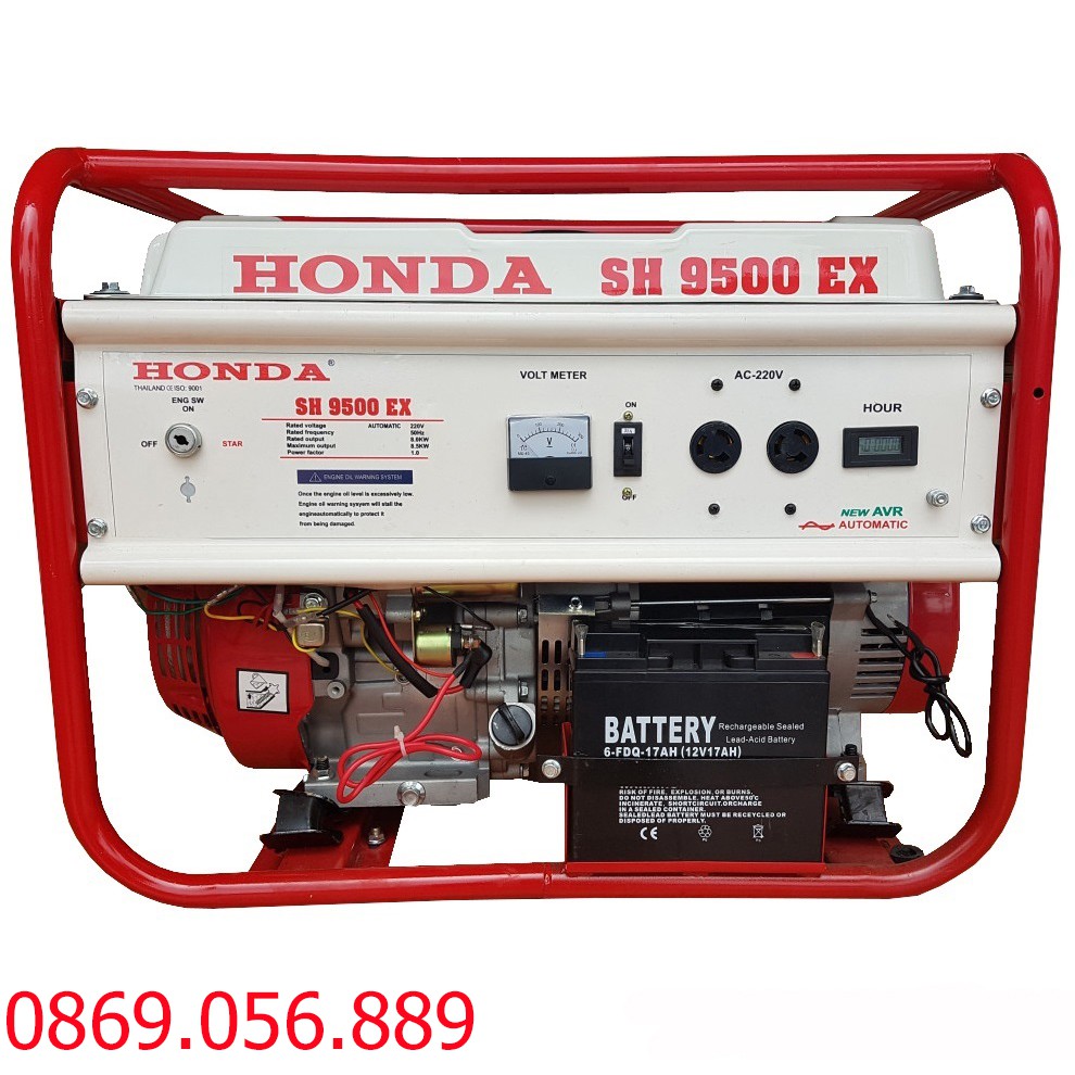 Máy Phát Điện Honda Chạy Xăng 8.5kw SH9500EX (Le Gió Tự Động)