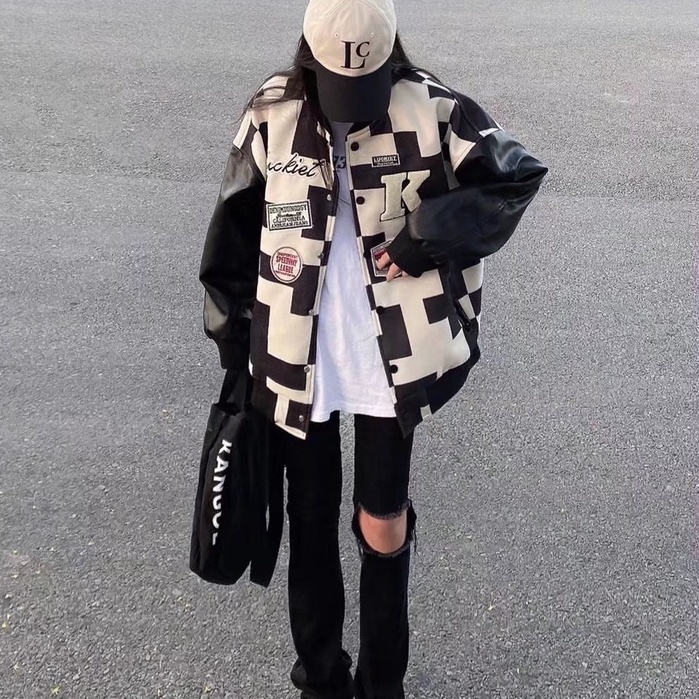 Áo Khoác Bomber Thêu Họa Tiết Thời Trang Dành Cho Nam