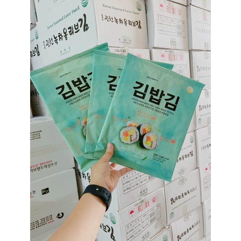 Rong Biển Cuộn Cơm KimPap (10 lá) 22g/gói