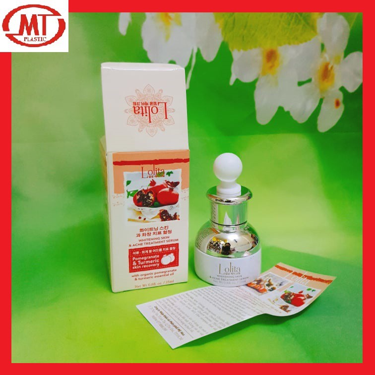 [chính hãng] ] serum lolita đánh bay mụn trắng da hàn quốc 25ml có tem chống giả