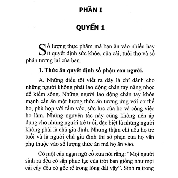 Sách - Thức Ăn Quyết Định Số Phận Của Bạn