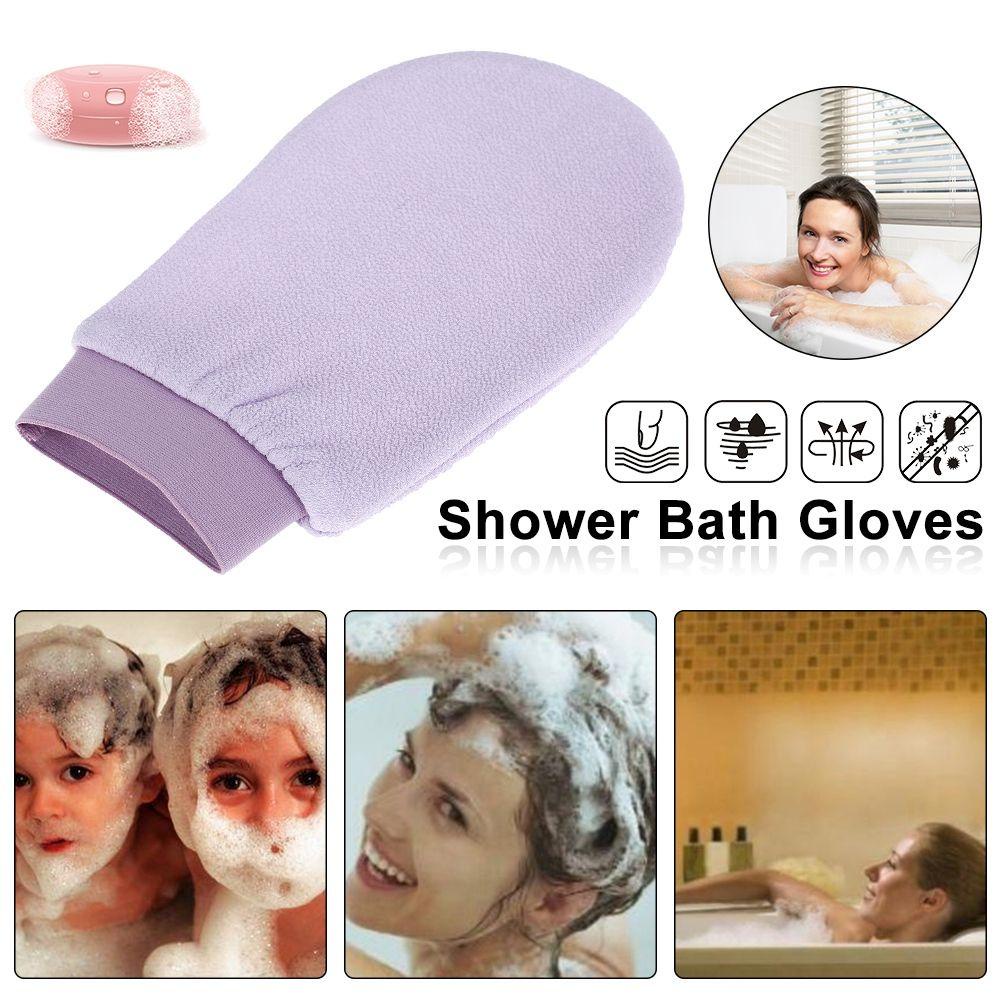 Găng tay đi tắm Hai Mặt Tẩy Tế Bào Chết Tiện Dụng