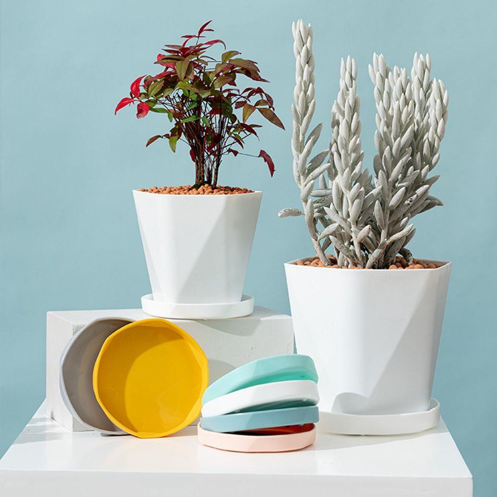 Khay Nhỏ Giọt Dày Dặn Bằng Nhựa Resin Dùng Trồng Hoa Trong Nhà / Ngoài