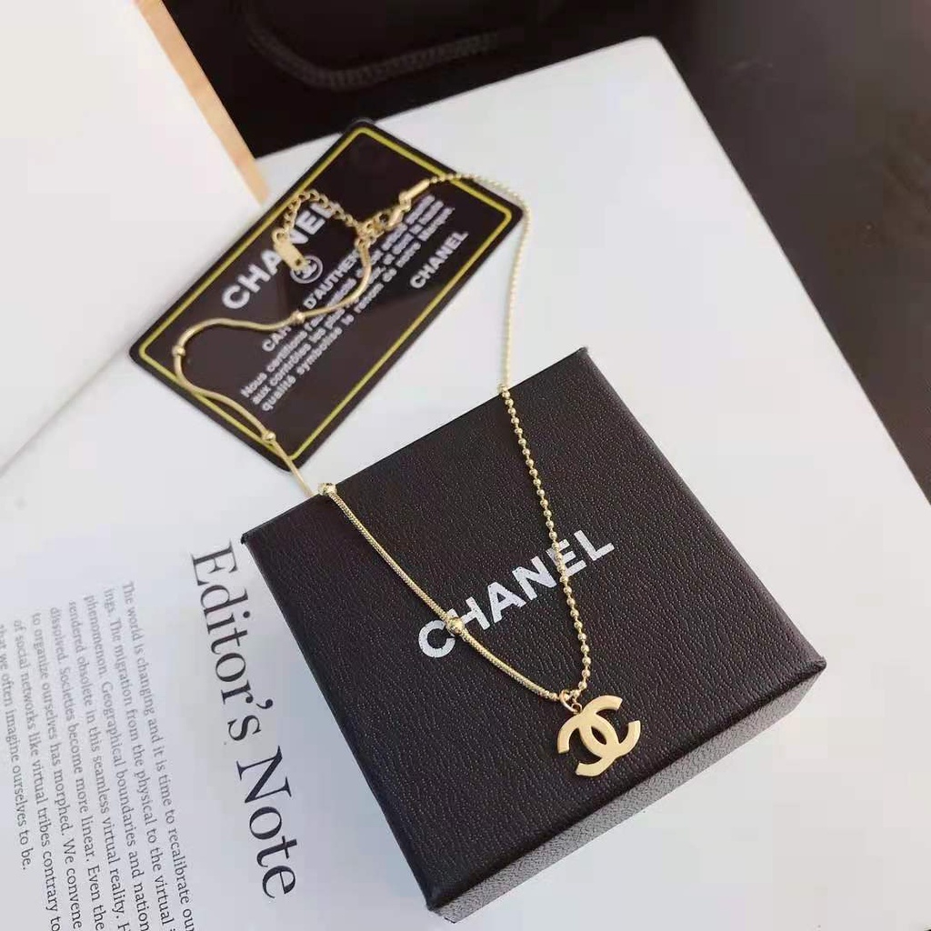 Dây chuyền bằng thép titan phong cách Nhật Hàn cho nữ