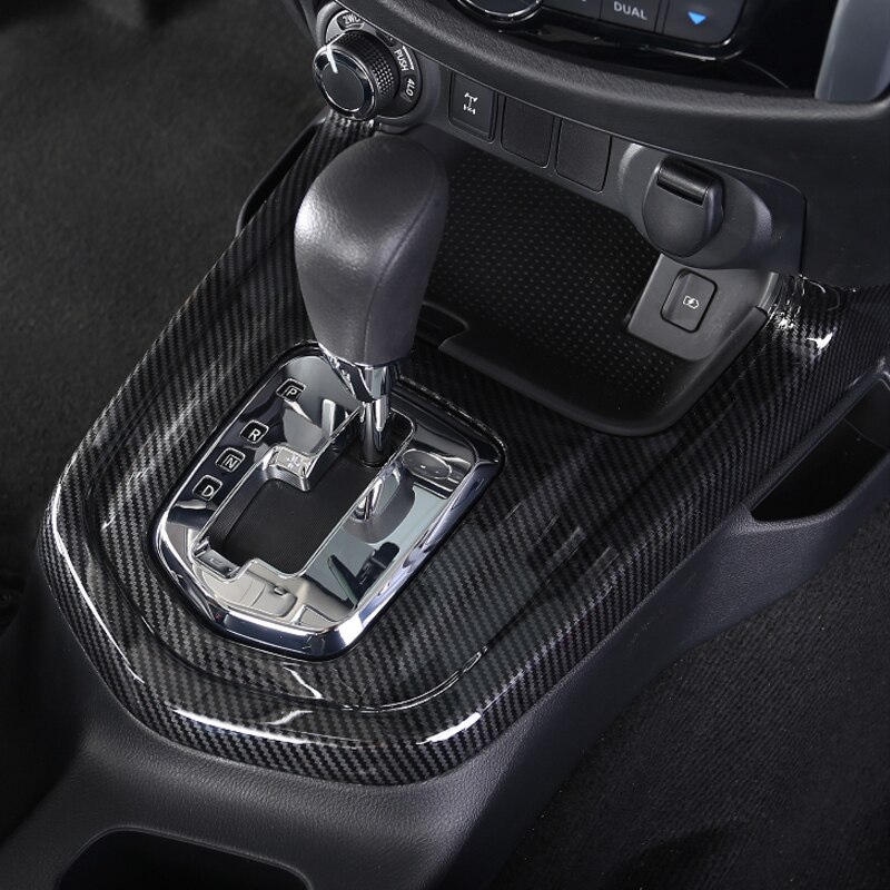 Ốp Hộp Số, Ốp Đầu Cần Số Vân Carbon Nissan Terra 2018+. Hàng Cao Cấp