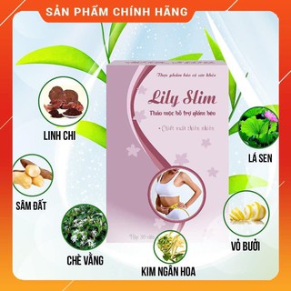 GIẢM CÂN LILY SLIM, THUỐC GIẢM CÂN DÀNH CHO CƠ ĐỊA MẬP LÂU NĂM, KHÓ GIẢM CÂN (15 VIÊN)