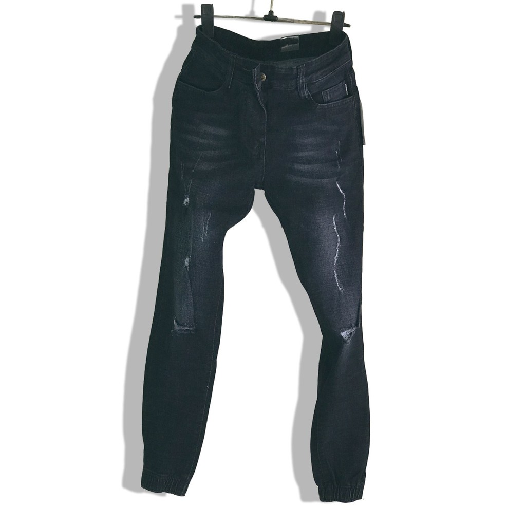 Quần Jean Nam Rách Hàn Quốc Kiểu Quần Jogger Jean