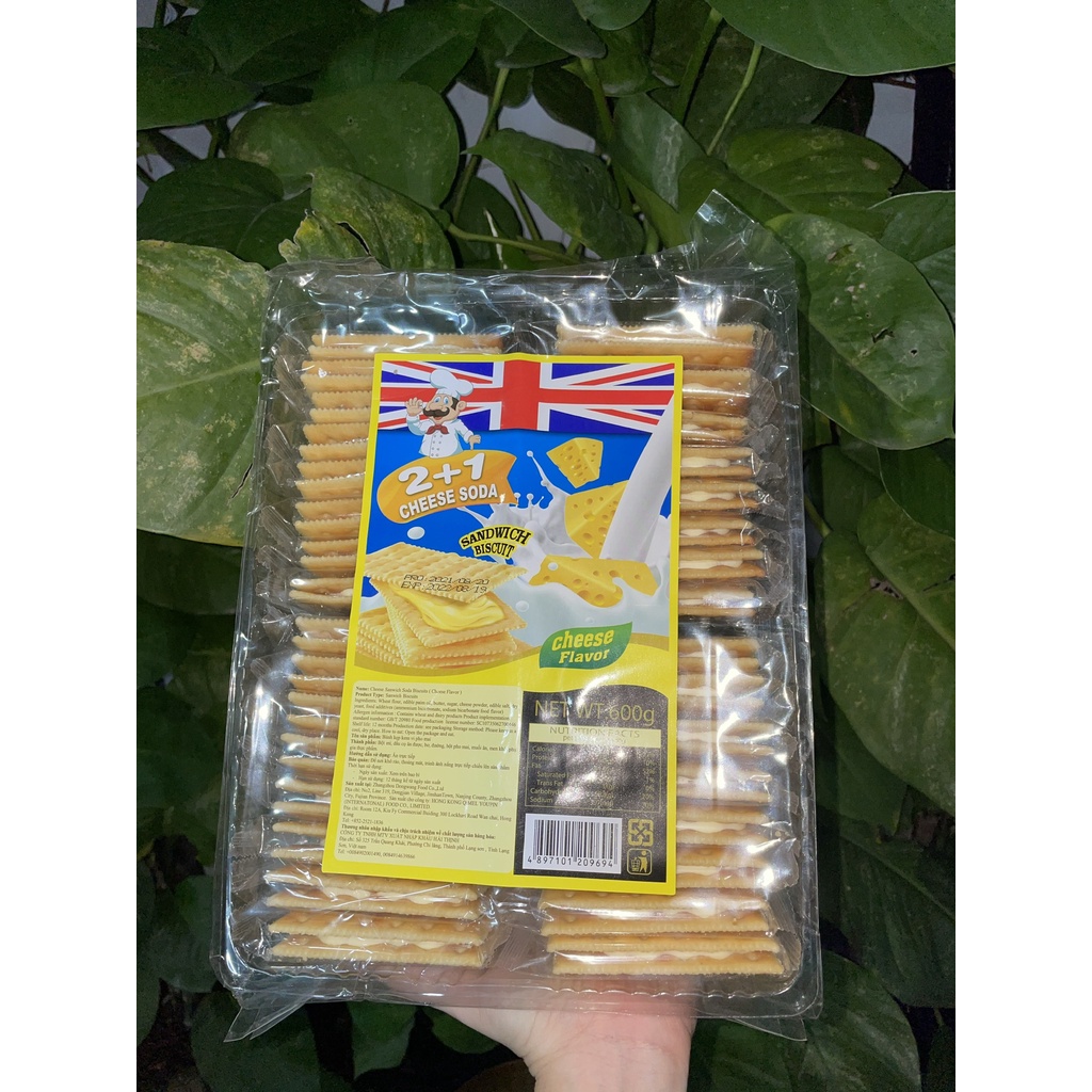 Bánh Quy Kẹp Kem Phô Mai Việt Quất Cam Chanh Đủ Vị Hàng Hồng Kông  Bánh Quy Soda Kẹp Kem Votroa