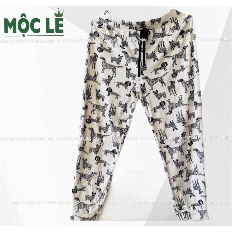 (70-95kg) Quần jogger baggy nỉ mỏng lông thỏ mềm mịn vnxk dư xịn