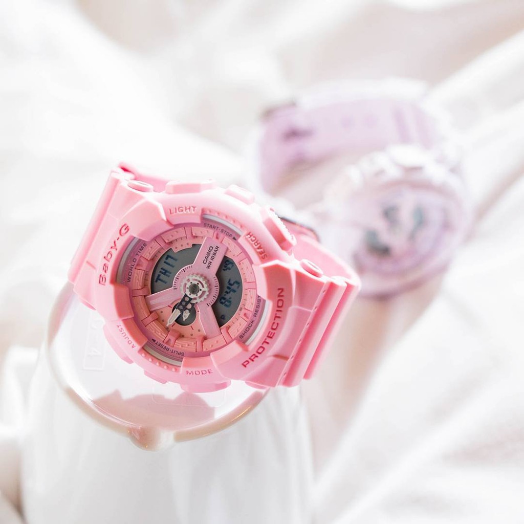 Đồng hồ nữ dây nhựa Casio Baby-G chính hãng Anh Khuê BA-110-4A1DR