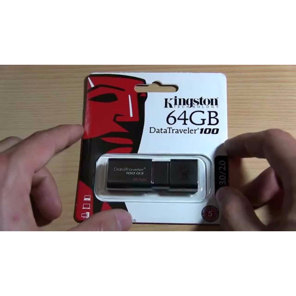 USB 3.0 64GB Kingston DT100G3 - Bảo hành 5 năm