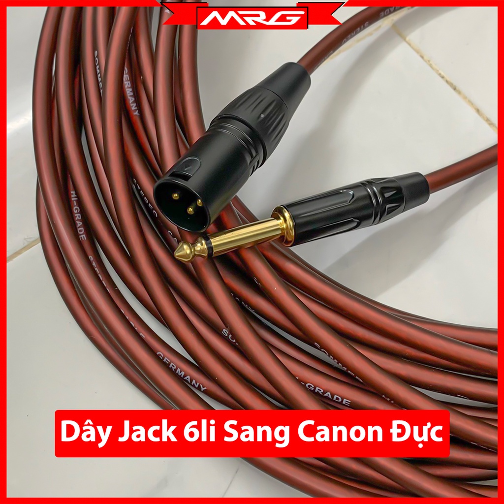 Dây 6 ly Ra Canon Đực, dài 10met 15met 20met.